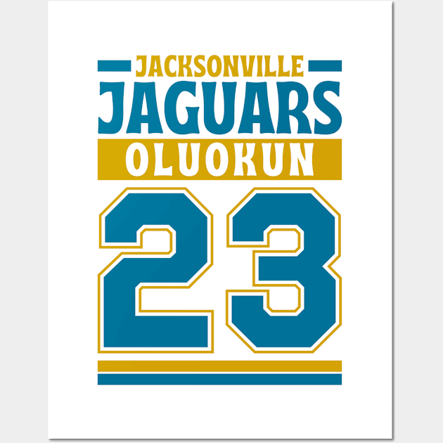 Jacksonville Jaguars Oluokun 23 American Football Edition 3 Wall Art by Astronaut.co